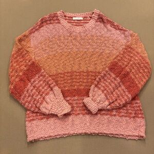 Spell & the Gypsy Collective Over The Rainbow Knit Sweater Sunrise Size S/M